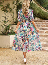 Chiffon Printed Dress